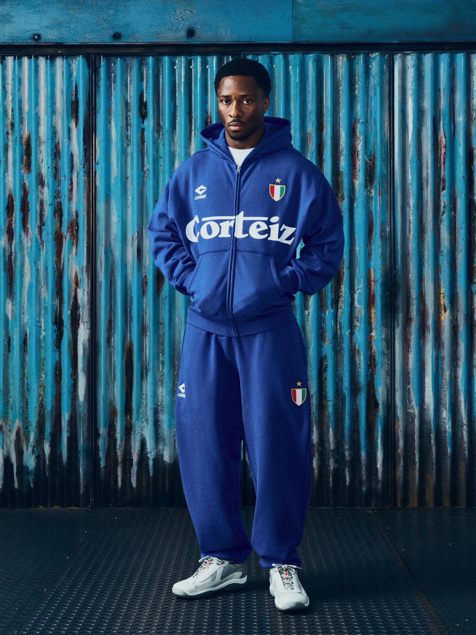 Corteiz GHINI ZIP HOODIE [ROYAL BLUE] CRTZRTW