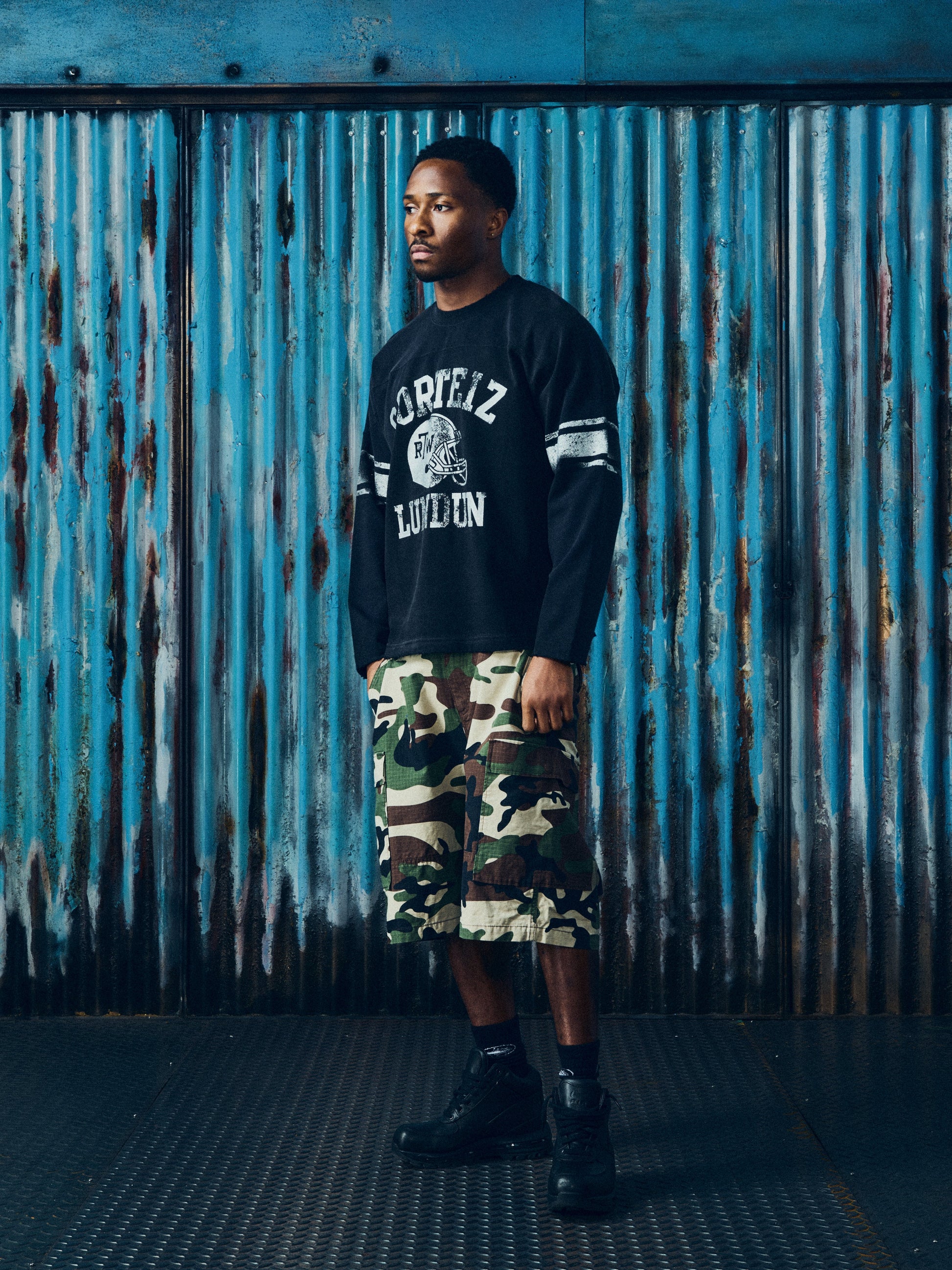 Corteiz GRIDIRON LS [BLACK] CRTZRTW