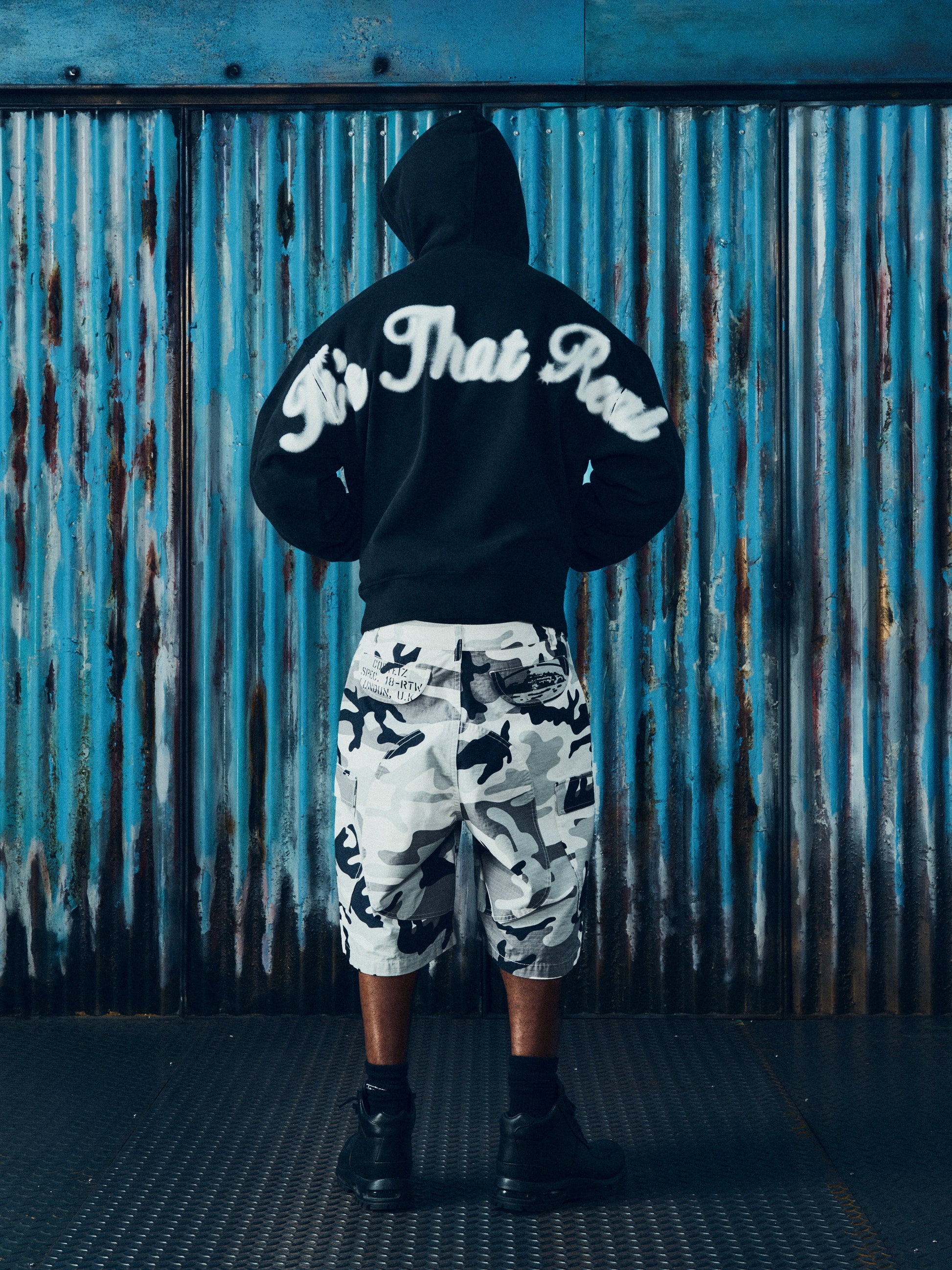 Corteiz GABRIEL MOSES ZIP HOODIE [BLACK] CRTZRTW