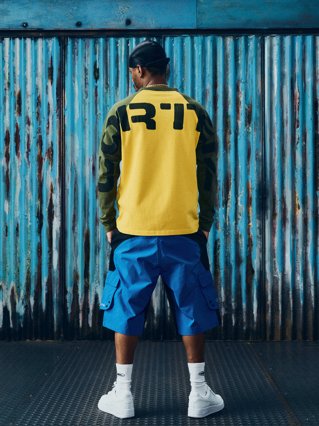 Corteiz STENCIL RAGLAN LS [GOLD/OLIVE] CRTZRTW