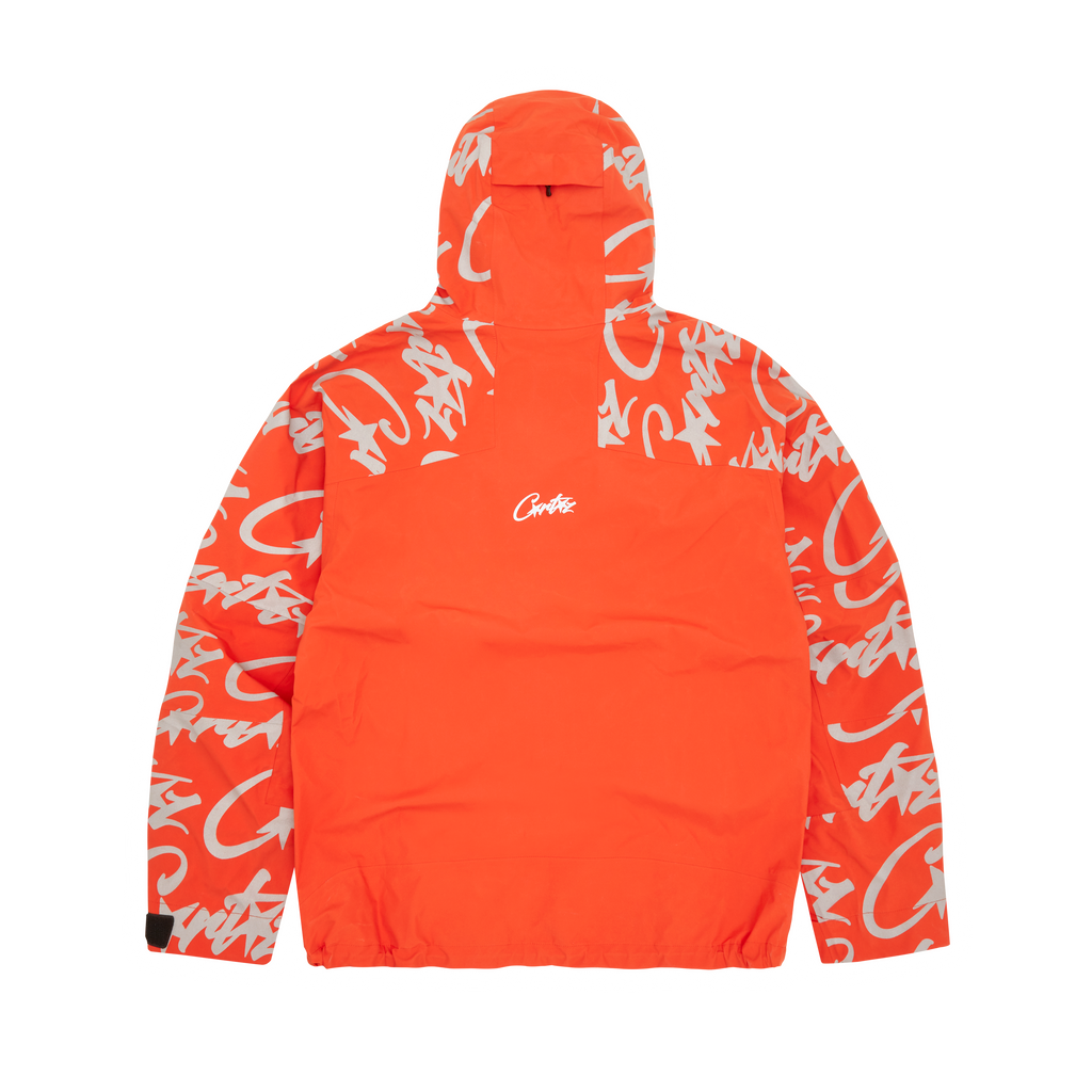 Corteiz ELITEWORK™ WATERPROOF SHELL JACKET [ORANGE] CRTZRTW