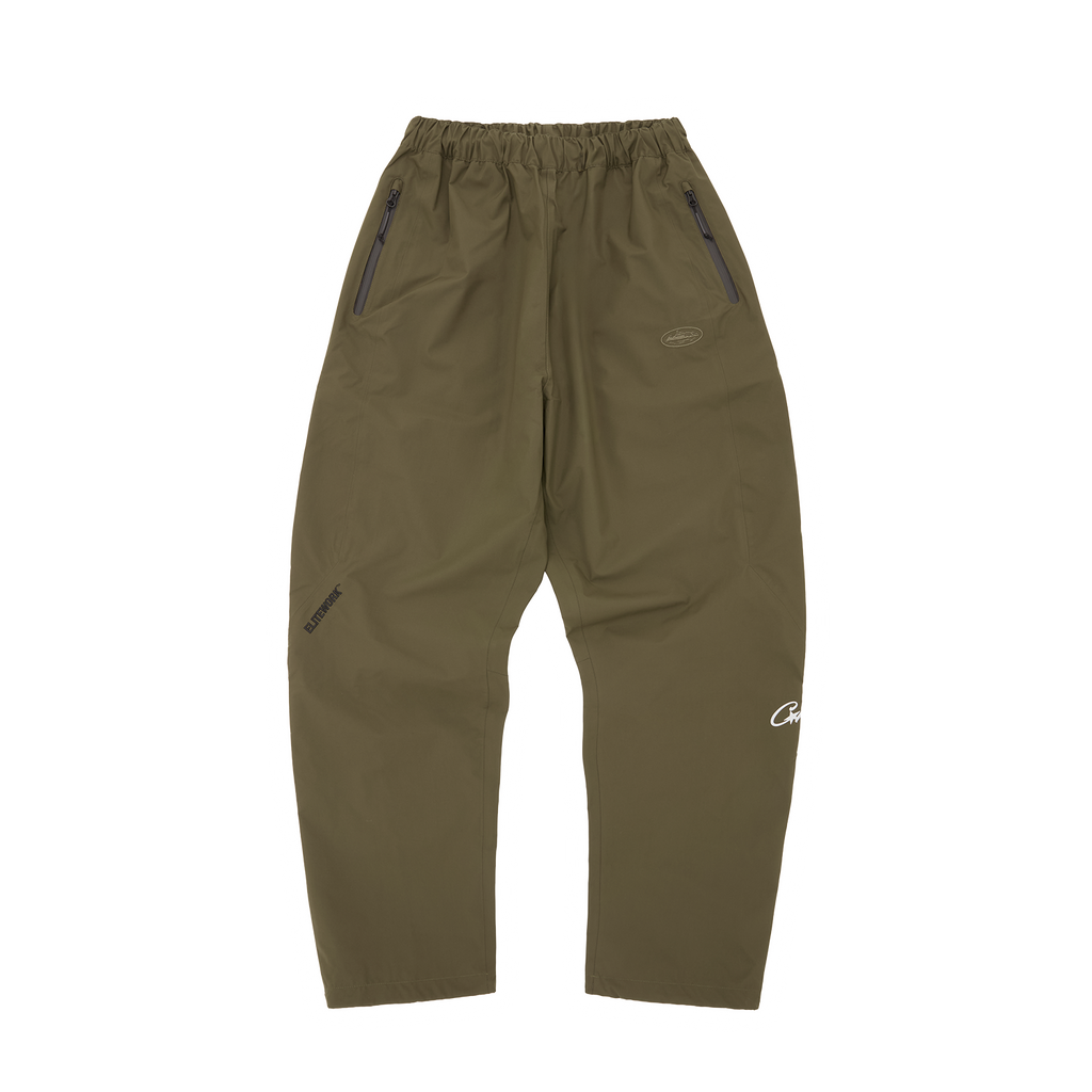 Corteiz ELITEWORK™ WATERPROOF SHELL PANT [KHAKI] CRTZRTW