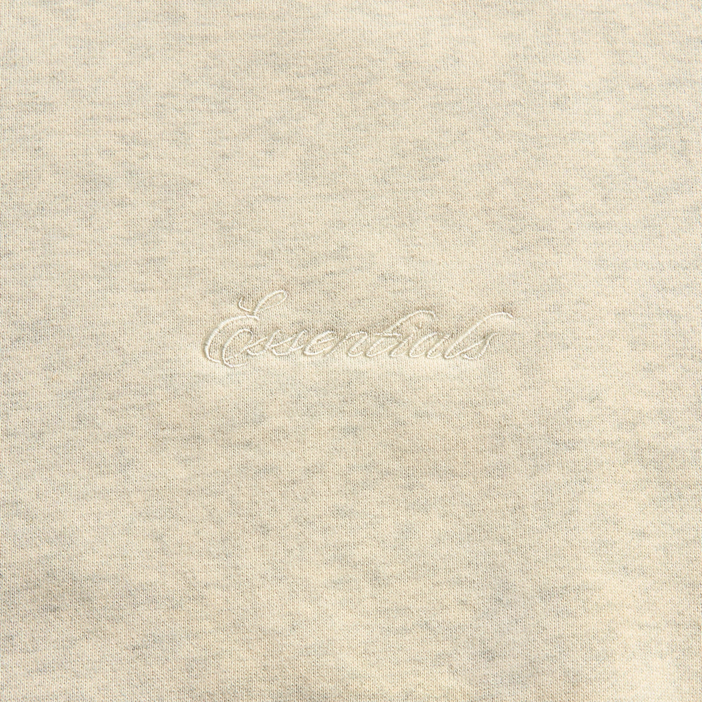 Essentials Signature 90s Polo Sweatshirt - Oatmeal Heather / Light Heather