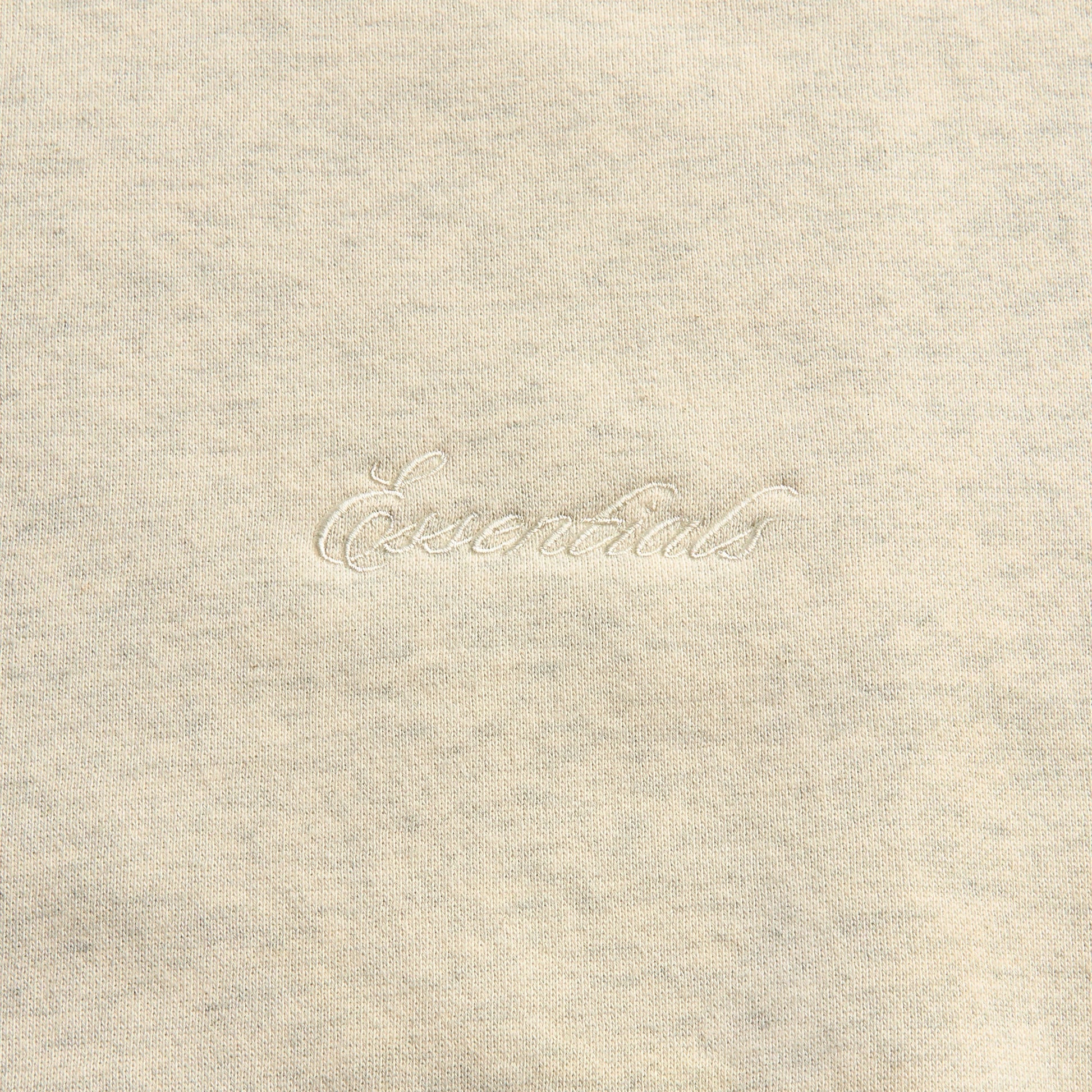 Essentials Signature 90s Polo Sweatshirt - Oatmeal Heather / Light Heather