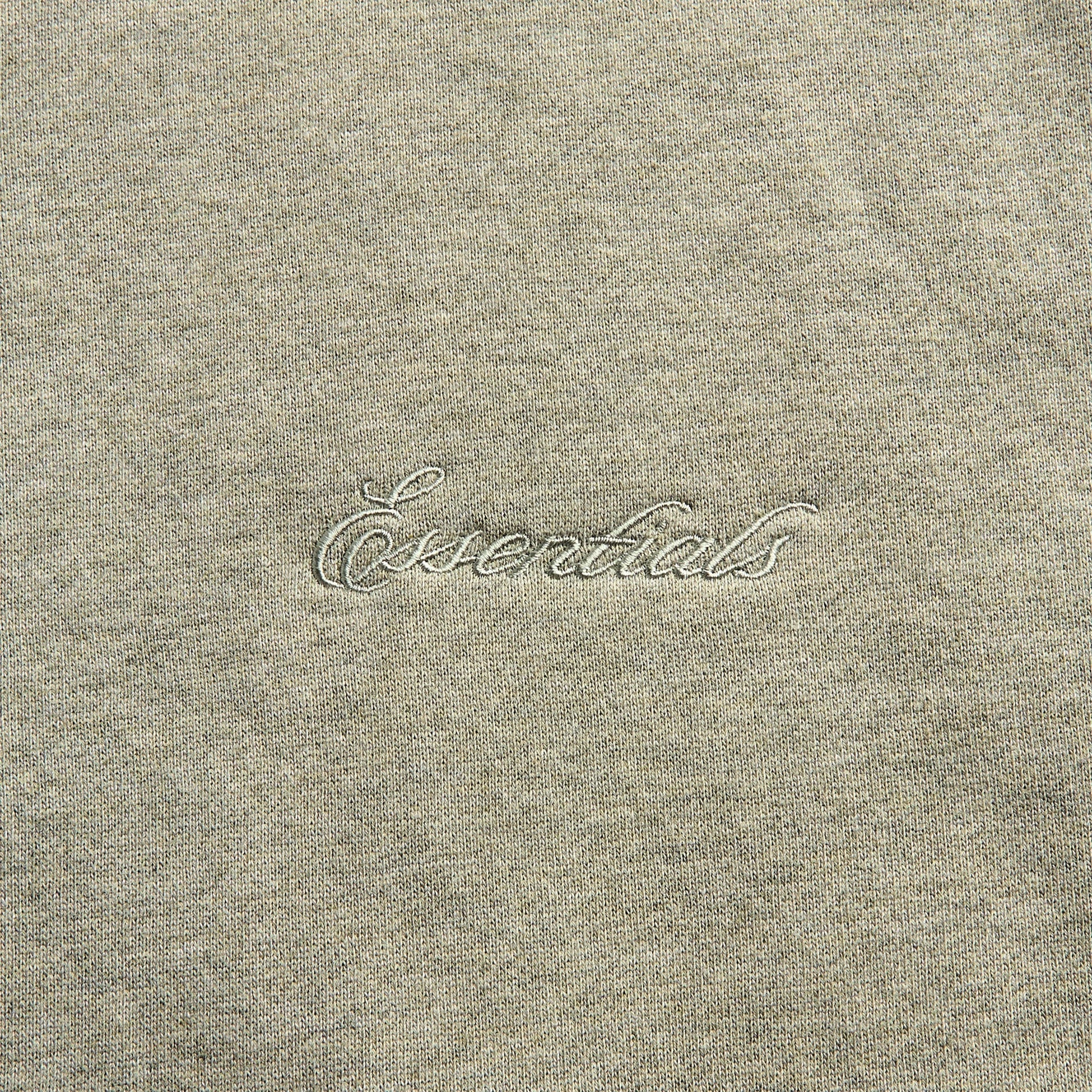 Essentials Signature Classic Full Zip Hoodie - Concrete Heather / Dark Concrete Heather