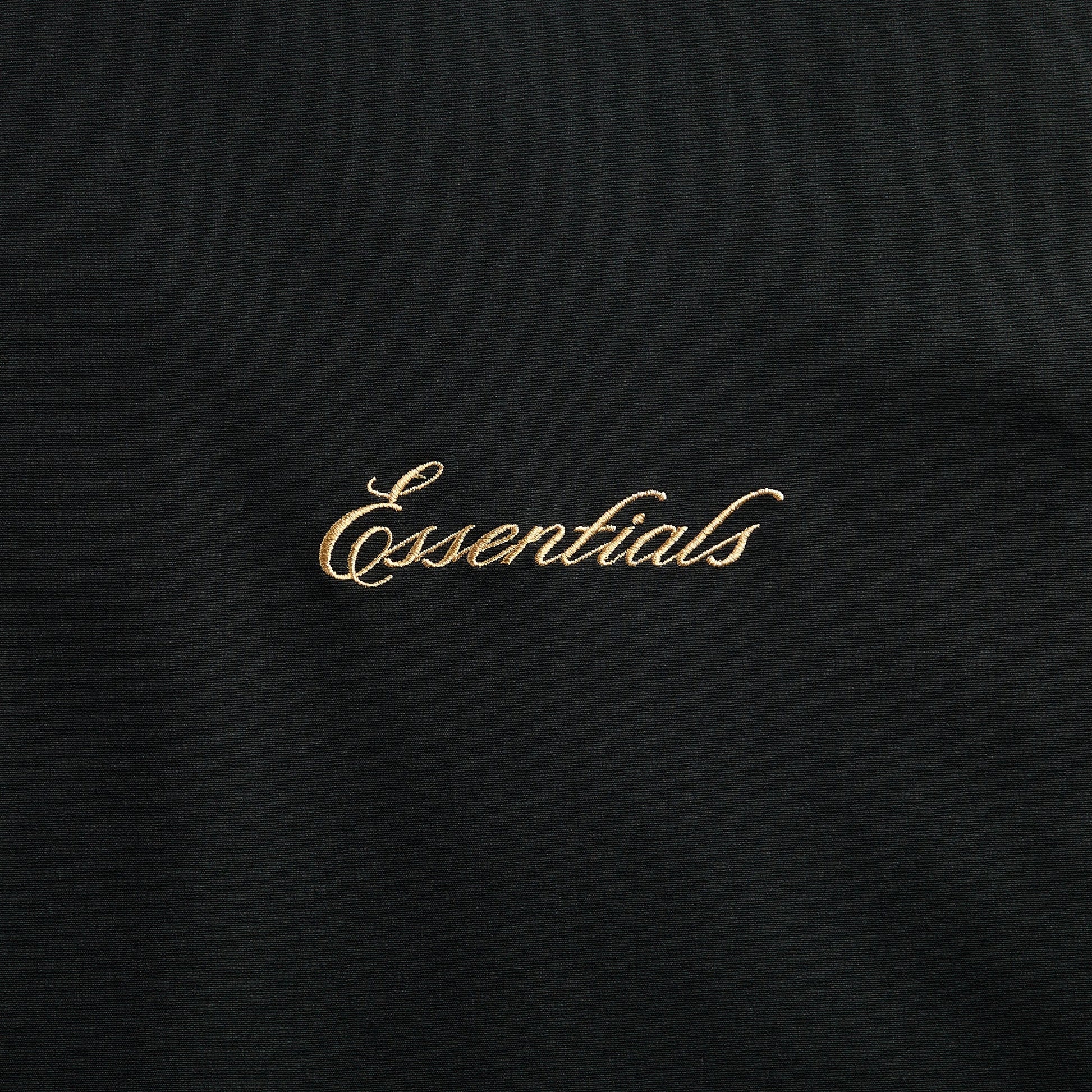 Essentials Signature Full Zip Track Jacket - Vintage Black