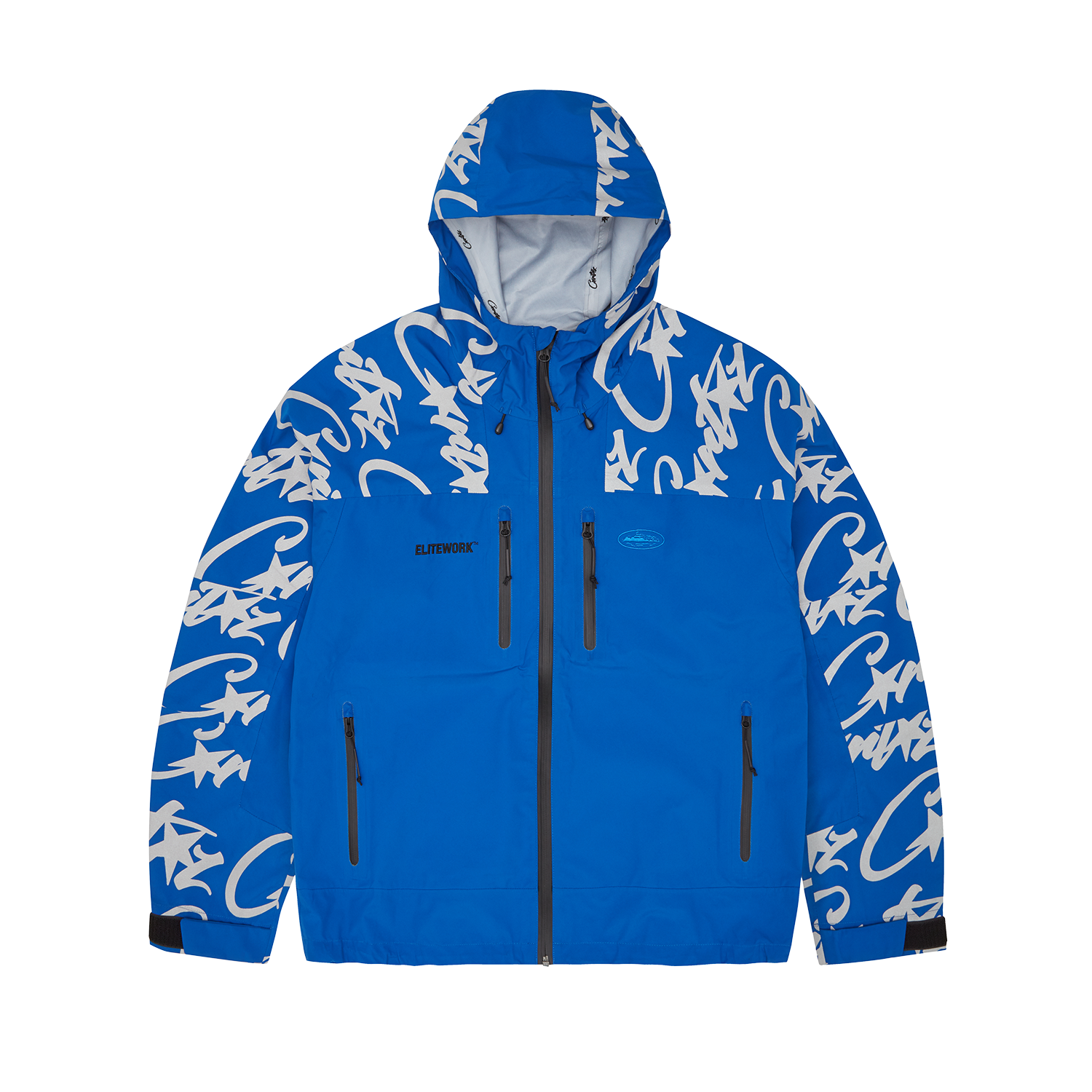 Corteiz ELITEWORK™ WATERPROOF SHELL JACKET [BLUE] CRTZRTW