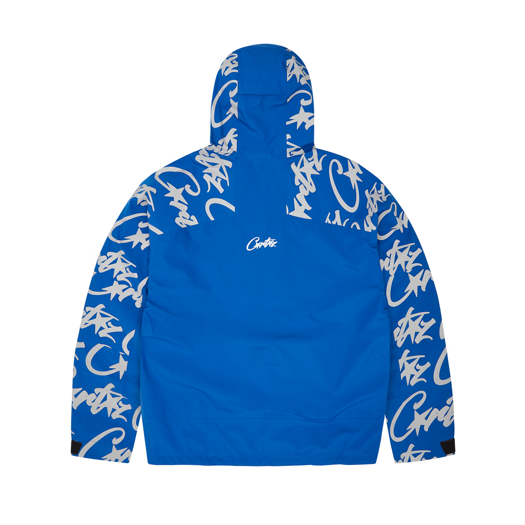 Corteiz ELITEWORK™ WATERPROOF SHELL JACKET [BLUE] CRTZRTW