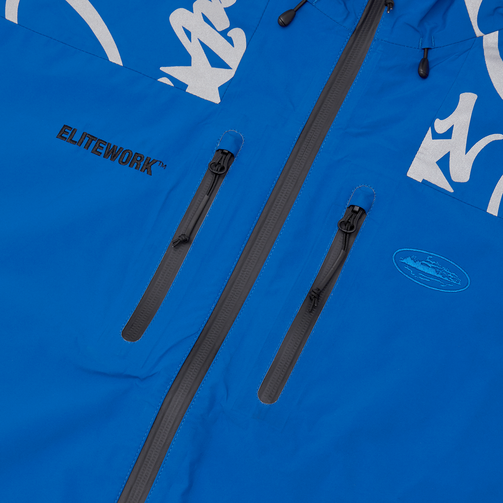 Corteiz ELITEWORK™ WATERPROOF SHELL JACKET [BLUE] CRTZRTW