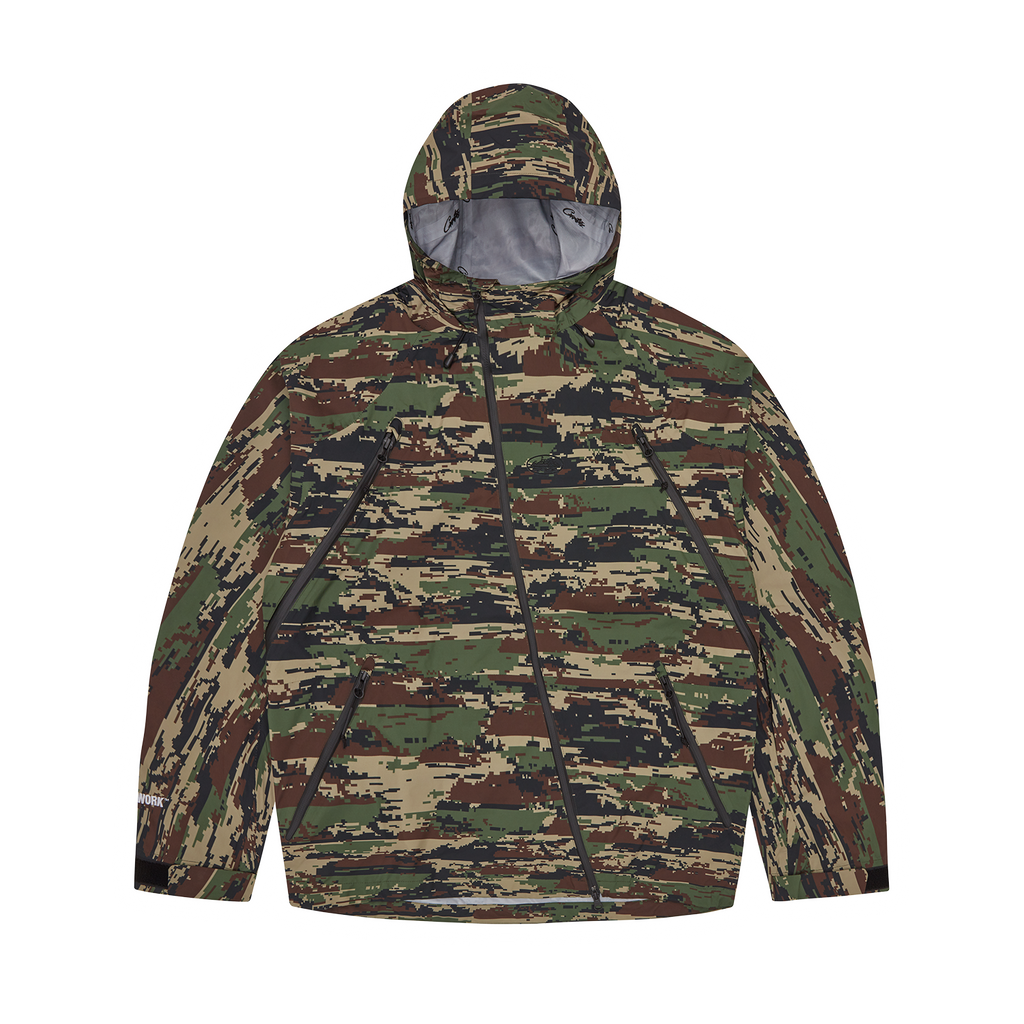 Corteiz ELITEWORK™ WATERPROOF SHELL JACKET V2 [DIGI CAMO] CRTZRTW