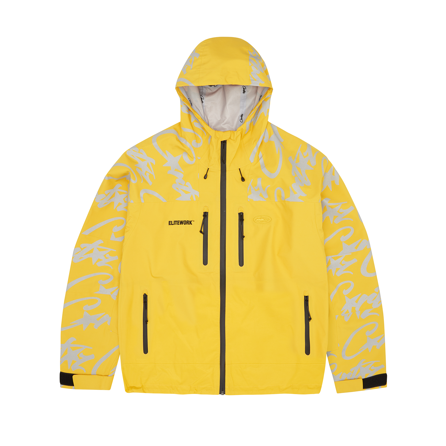 Corteiz ELITEWORK™ WATERPROOF SHELL JACKET [YELLA] CRTZRTW