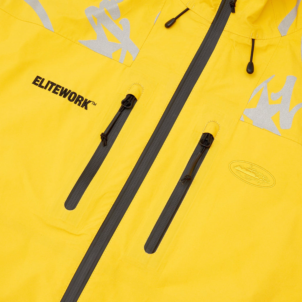 Corteiz ELITEWORK™ WATERPROOF SHELL JACKET [YELLA] CRTZRTW