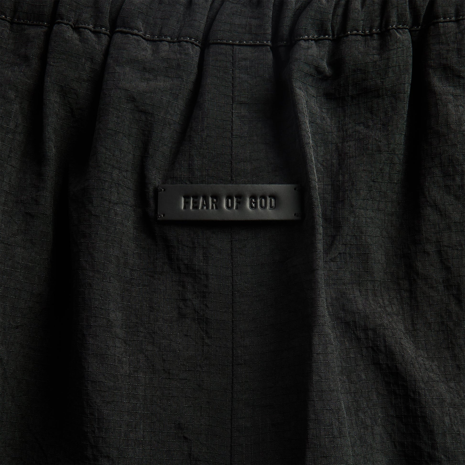 Fear Of God Nylon Taffeta Padded Sport Short - Black