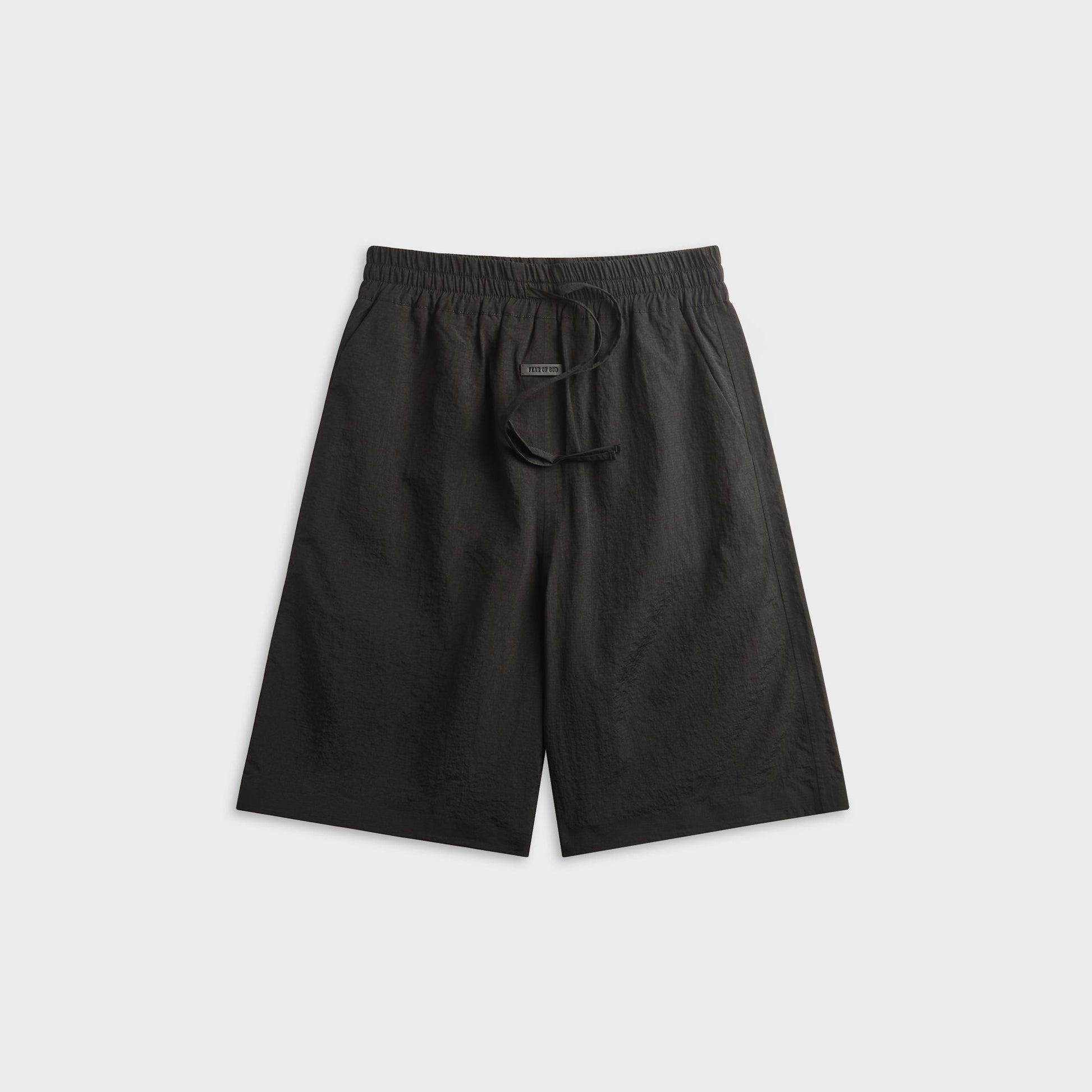 Fear Of God Nylon Taffeta Padded Sport Short - Black