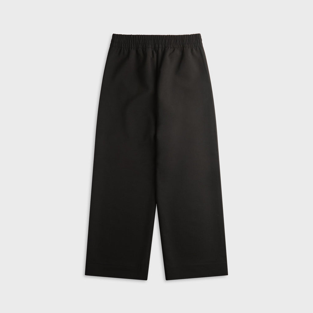 Fear Of God Double Weave Wool Wide Leg Drawstring Pant - Black