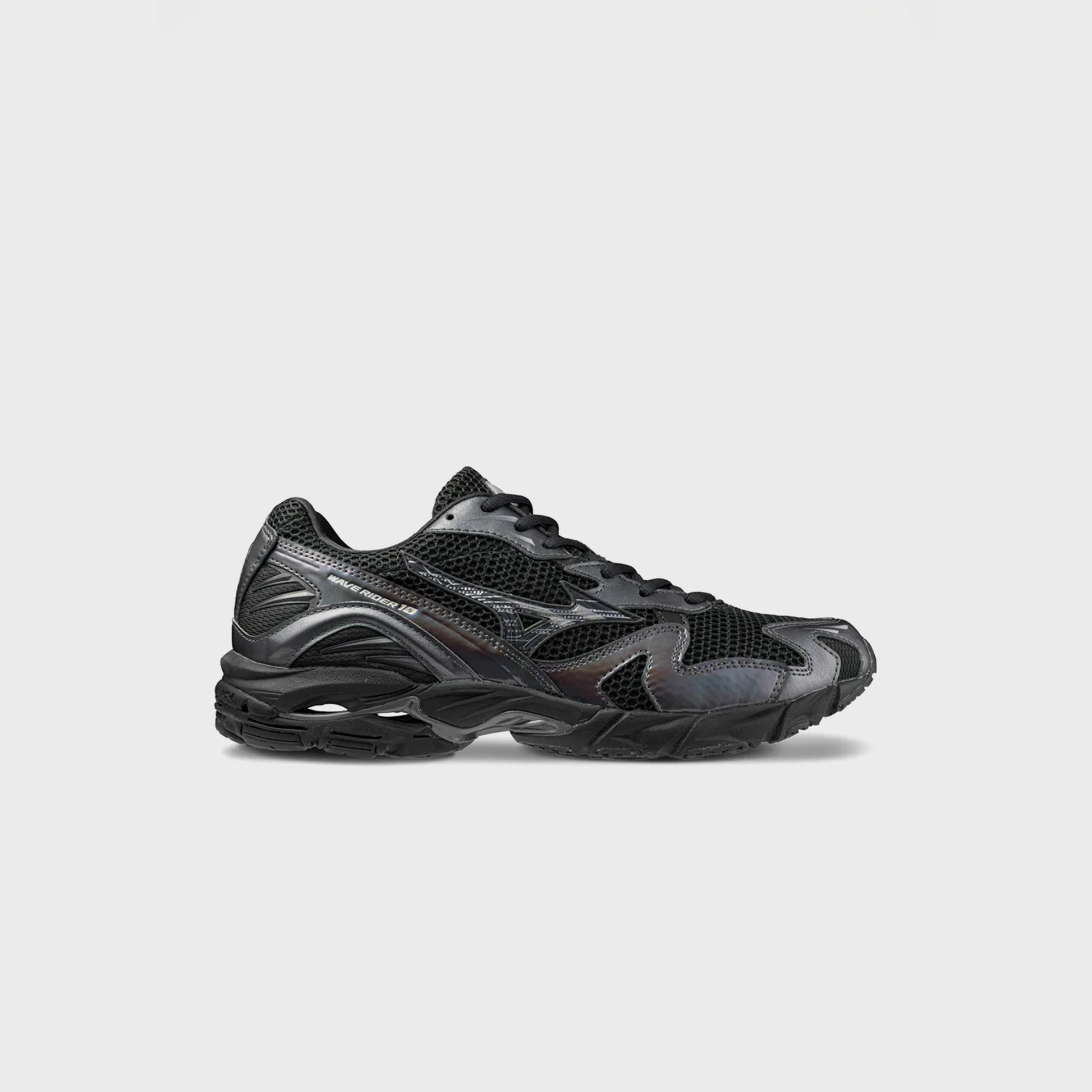 Mizuno Wave Rider 10 - Black / Black Sand / Metallic Gray