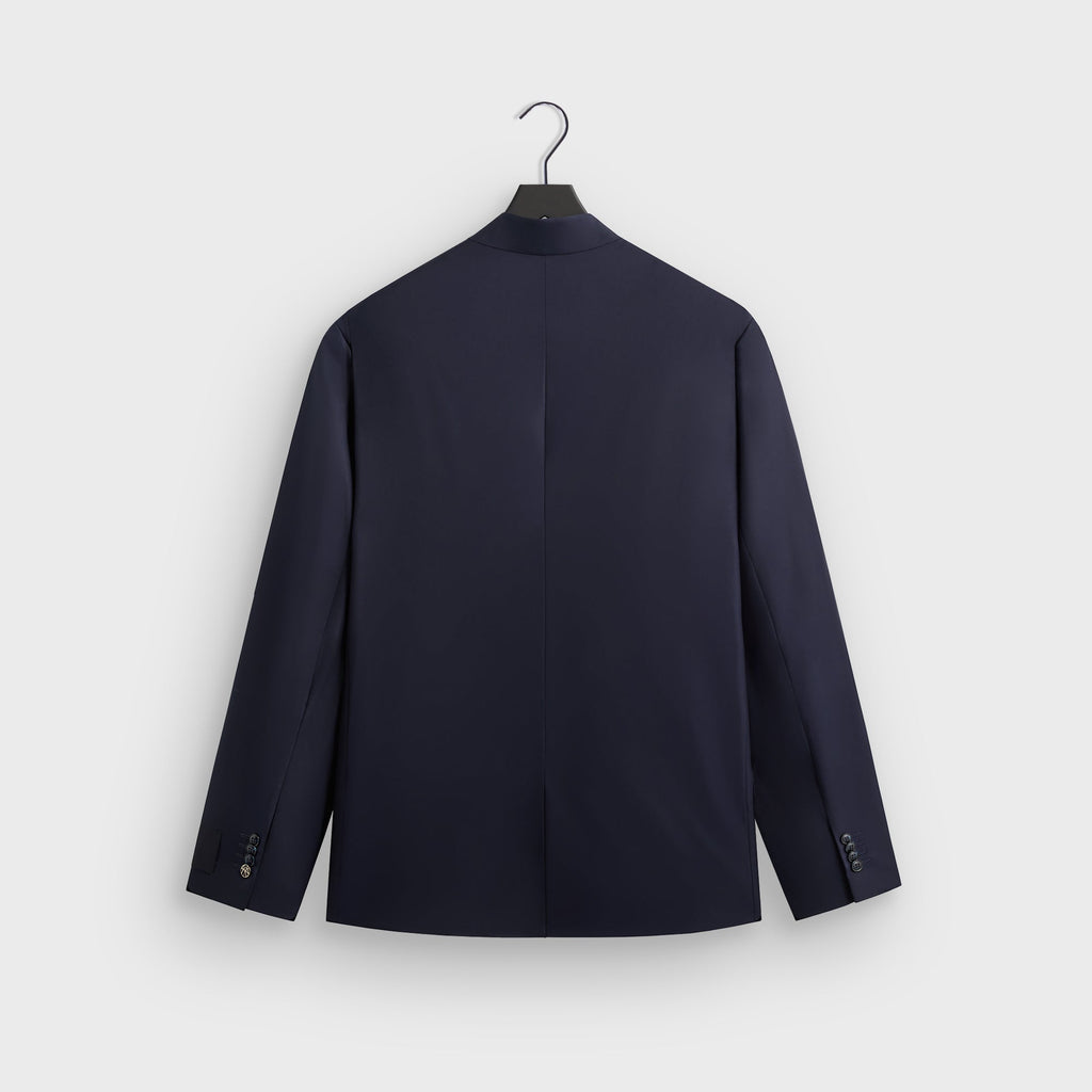 Giorgio Armani & Kith &Kin Cropped Collarless Jacket - Blue / Navy