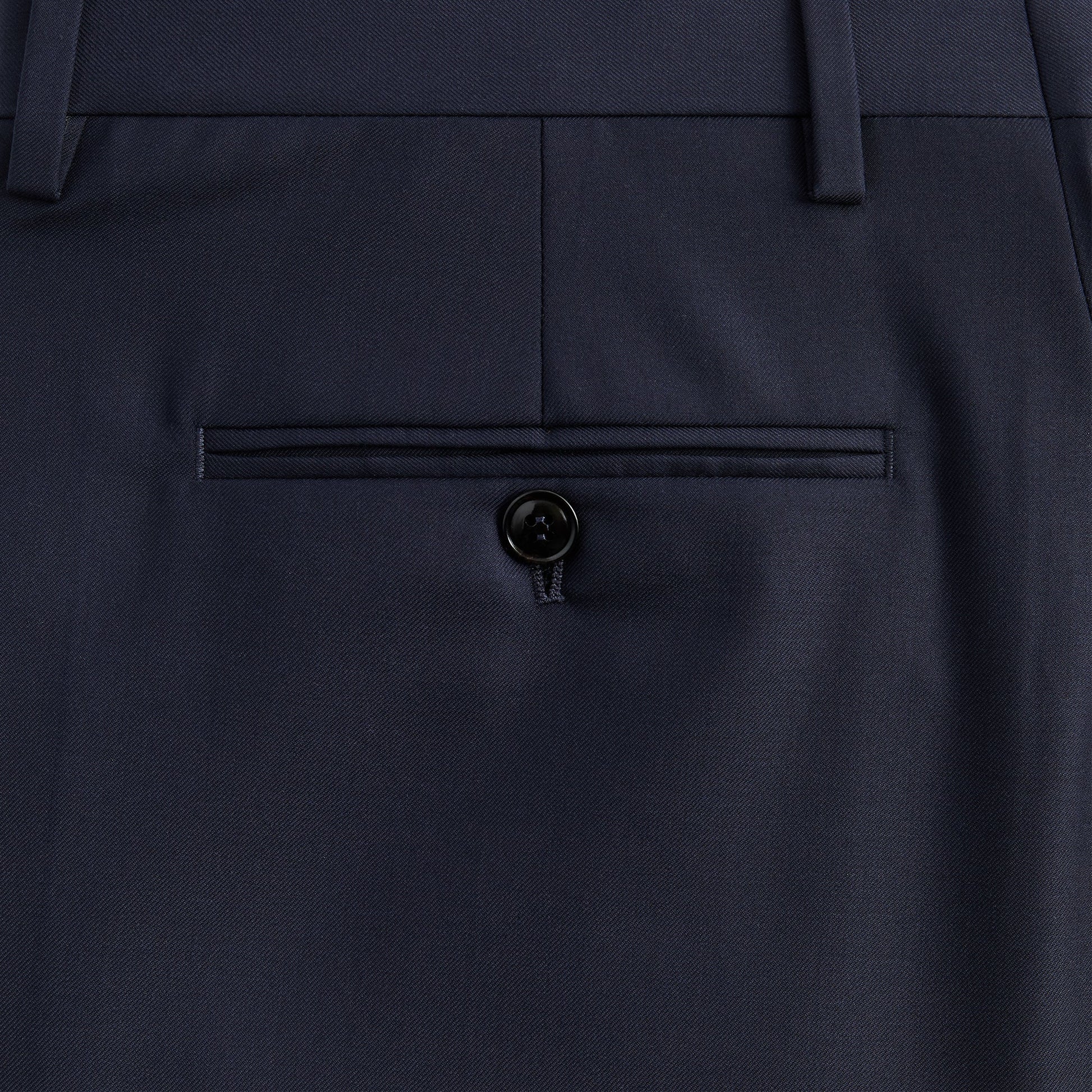 Giorgio Armani & Kith &Kin Flat Front Trouser - Blue / Navy