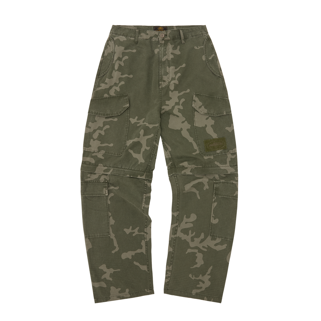 Corteiz GUERILLAZ CONVERTIBLE PANT [GREEN CAMO] CRTZRTW