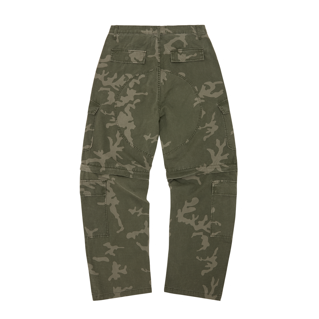 Corteiz GUERILLAZ CONVERTIBLE PANT [GREEN CAMO] CRTZRTW