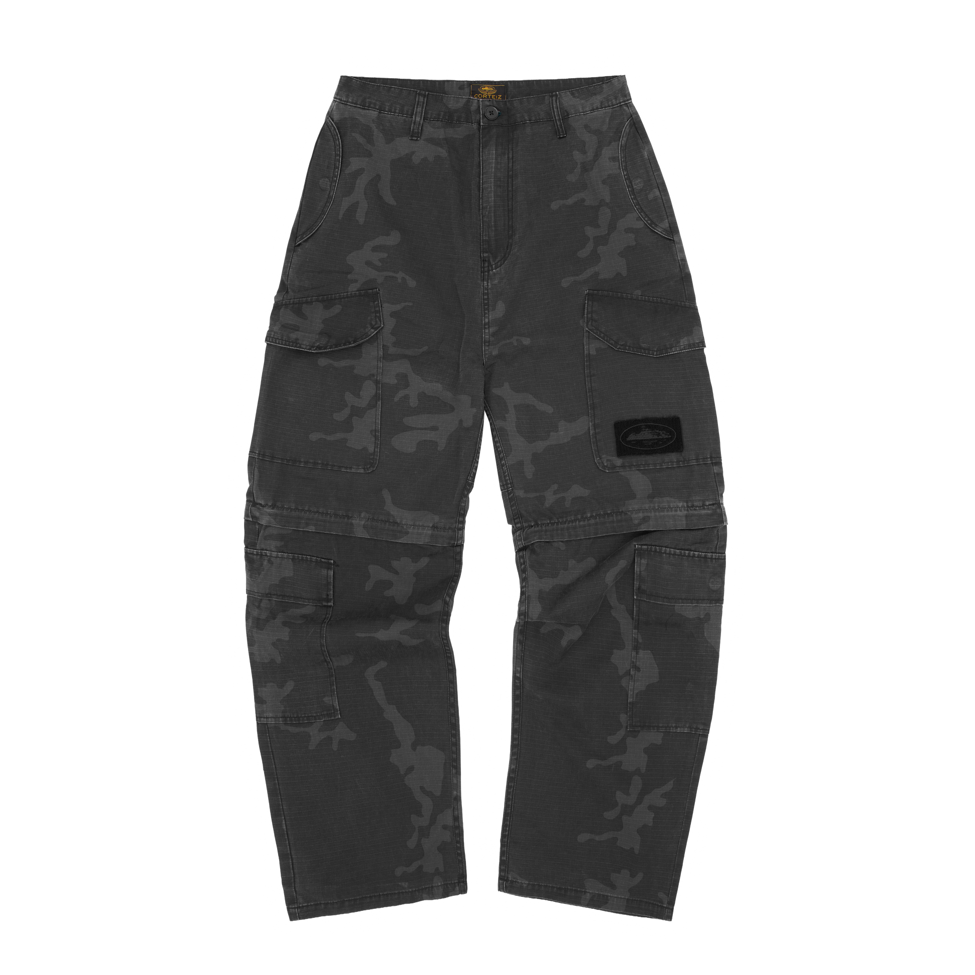 Corteiz GUERILLAZ CONVERTIBLE PANT [BLACK CAMO] CRTZRTW