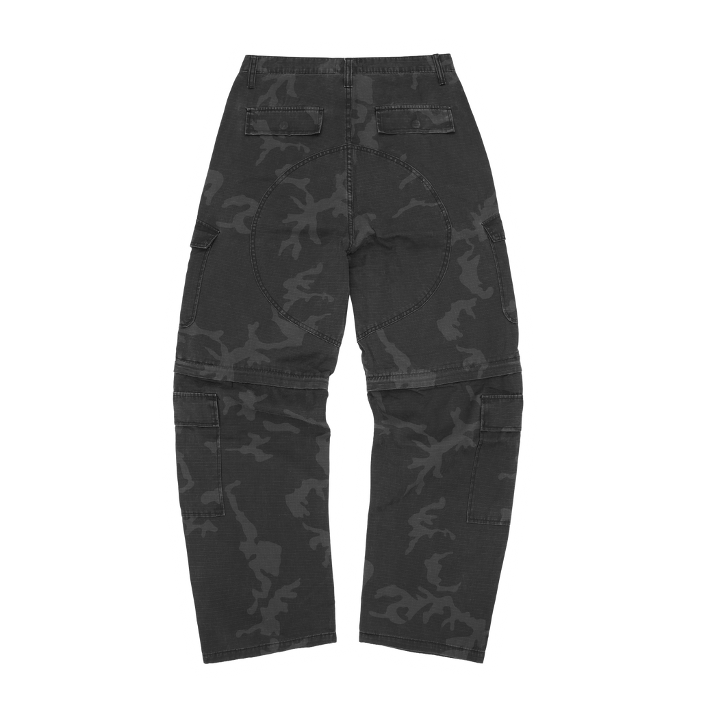 Corteiz GUERILLAZ CONVERTIBLE PANT [BLACK CAMO] CRTZRTW