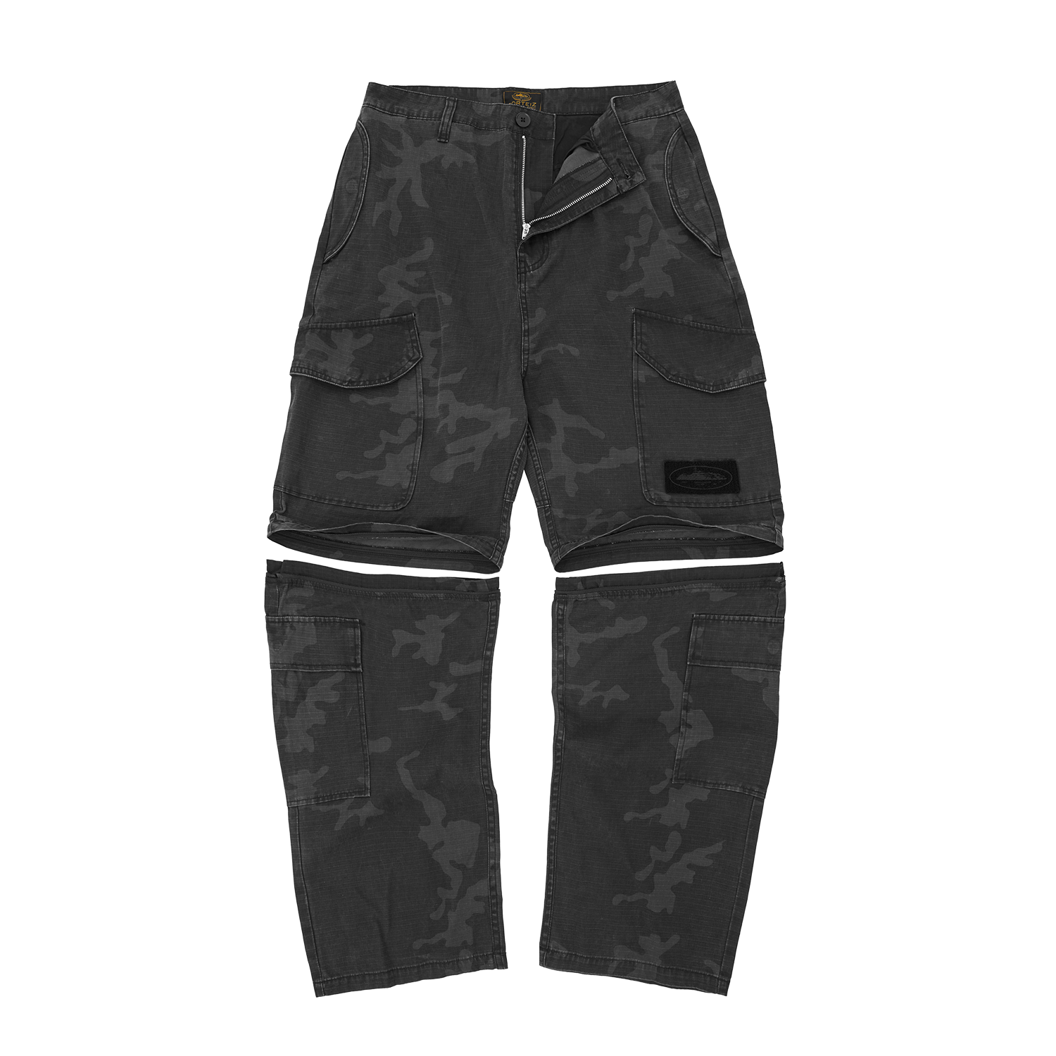 Corteiz GUERILLAZ CONVERTIBLE PANT [BLACK CAMO] CRTZRTW