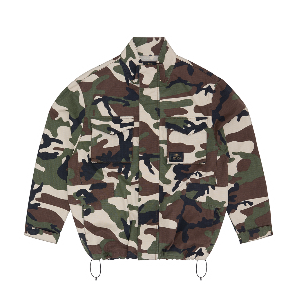 Corteiz GUERILLAZ FIELD JACKET [WOODLAND CAMO] CRTZRTW