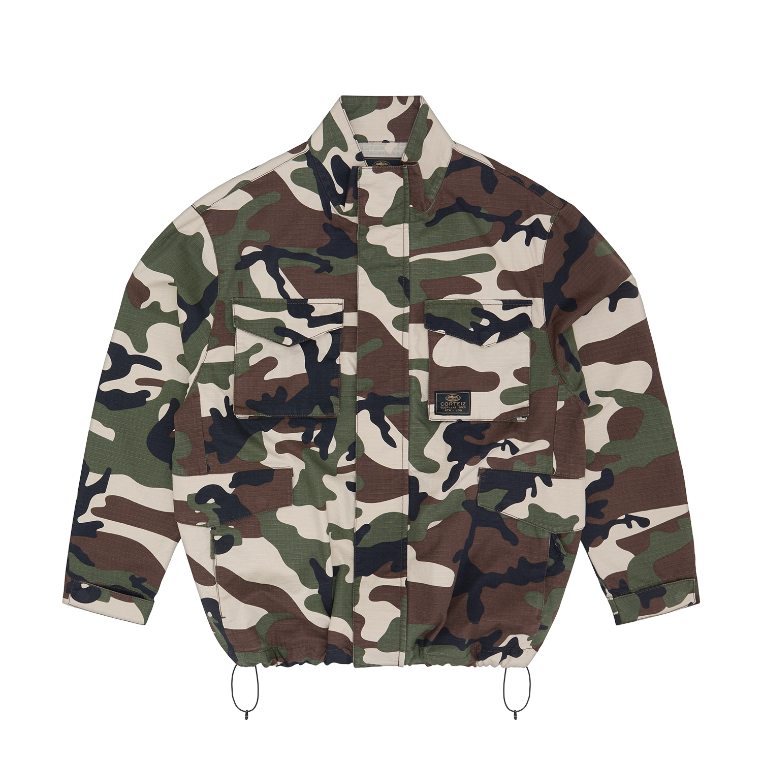 Corteiz GUERILLAZ FIELD JACKET [WOODLAND CAMO] CRTZRTW
