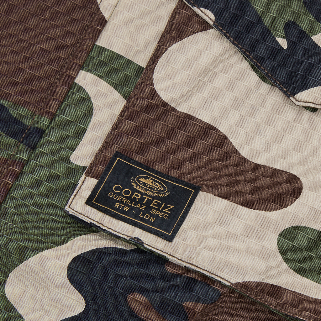 Corteiz GUERILLAZ FIELD JACKET [WOODLAND CAMO] CRTZRTW