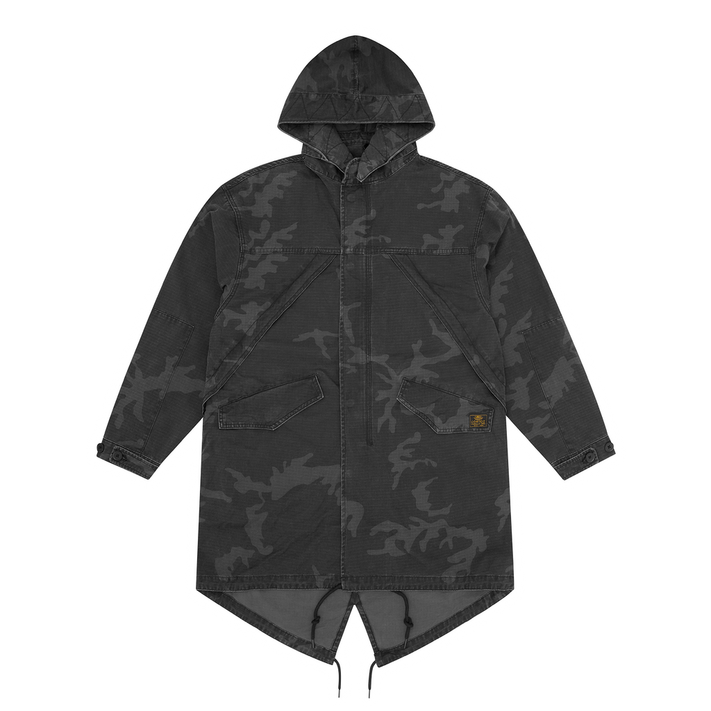 Corteiz GUERILLAZ FISHTAIL PARKA [BLACK CAMO] CRTZRTW