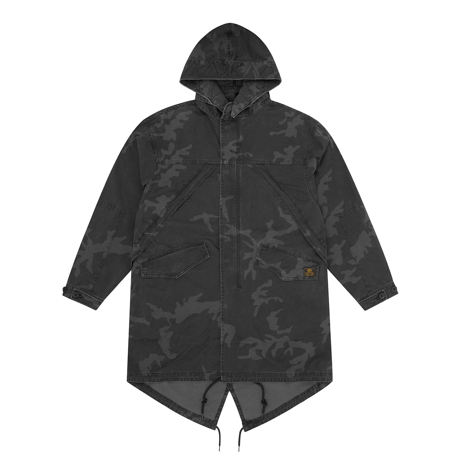 Corteiz GUERILLAZ FISHTAIL PARKA [BLACK CAMO] CRTZRTW