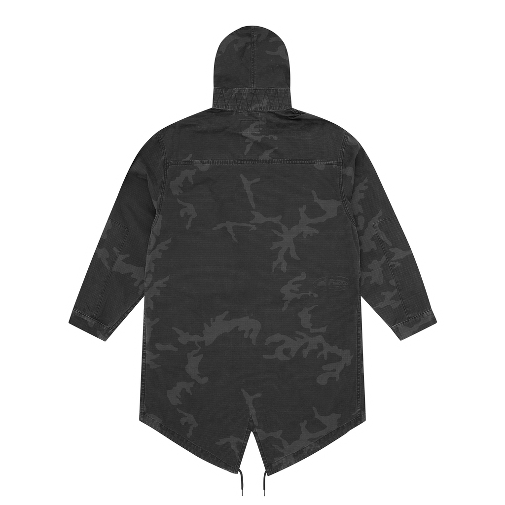 Corteiz GUERILLAZ FISHTAIL PARKA [BLACK CAMO] CRTZRTW