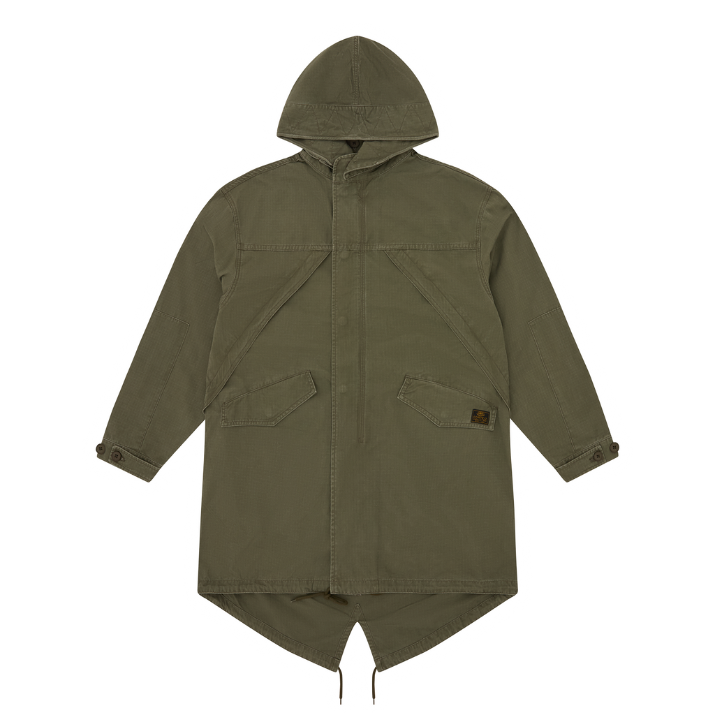 Corteiz GUERILLAZ FISHTAIL PARKA [OLIVE] CRTZRTW