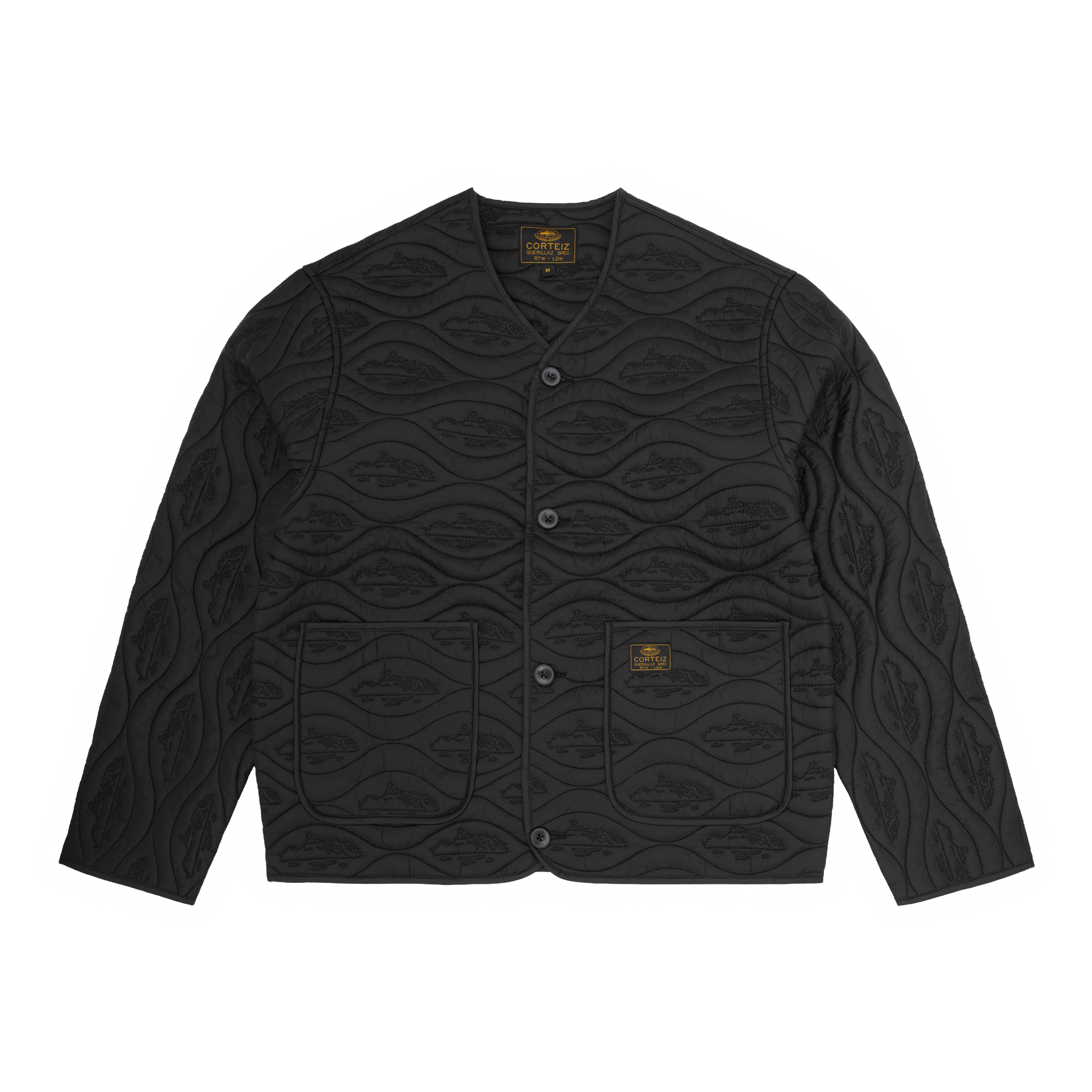 Corteiz GUERILLAZ PARKA LINER [TRIPLE BLACK] CRTZRTW
