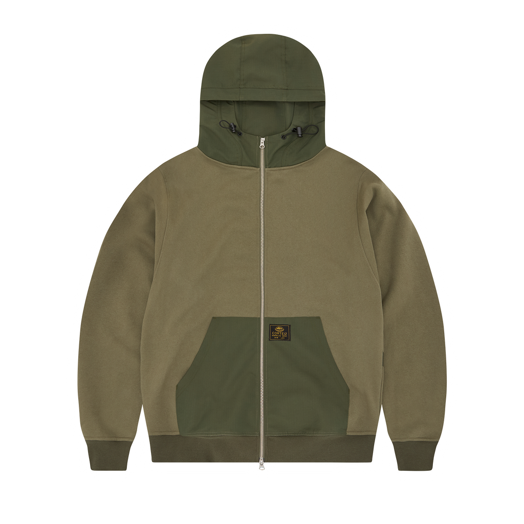 Corteiz GUERILLAZ RIPSTOP ZIP HOODIE [OLIVE] CRTZRTW