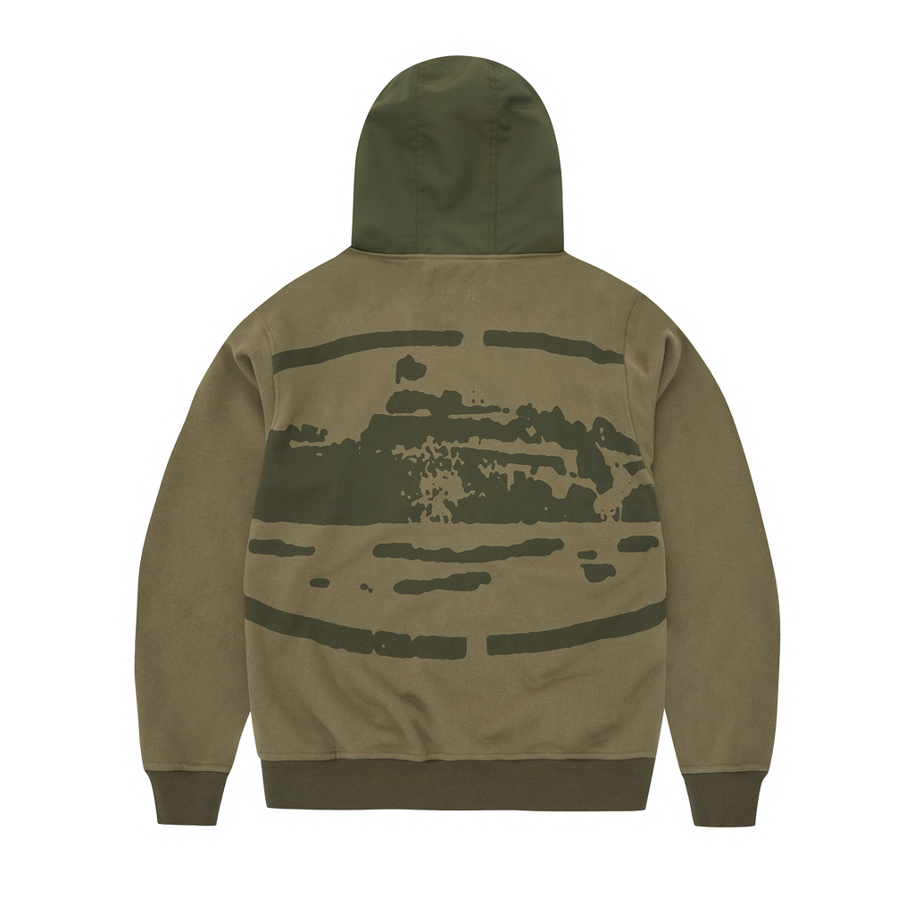 Corteiz GUERILLAZ RIPSTOP ZIP HOODIE [OLIVE] CRTZRTW