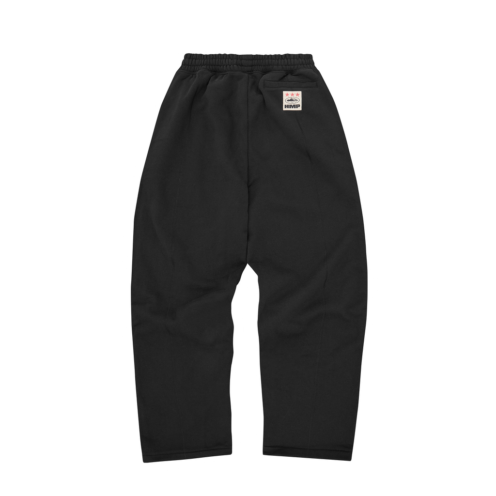 Corteiz HMP OPEN HEM SWEATPANT [BLACK] CRTZRTW