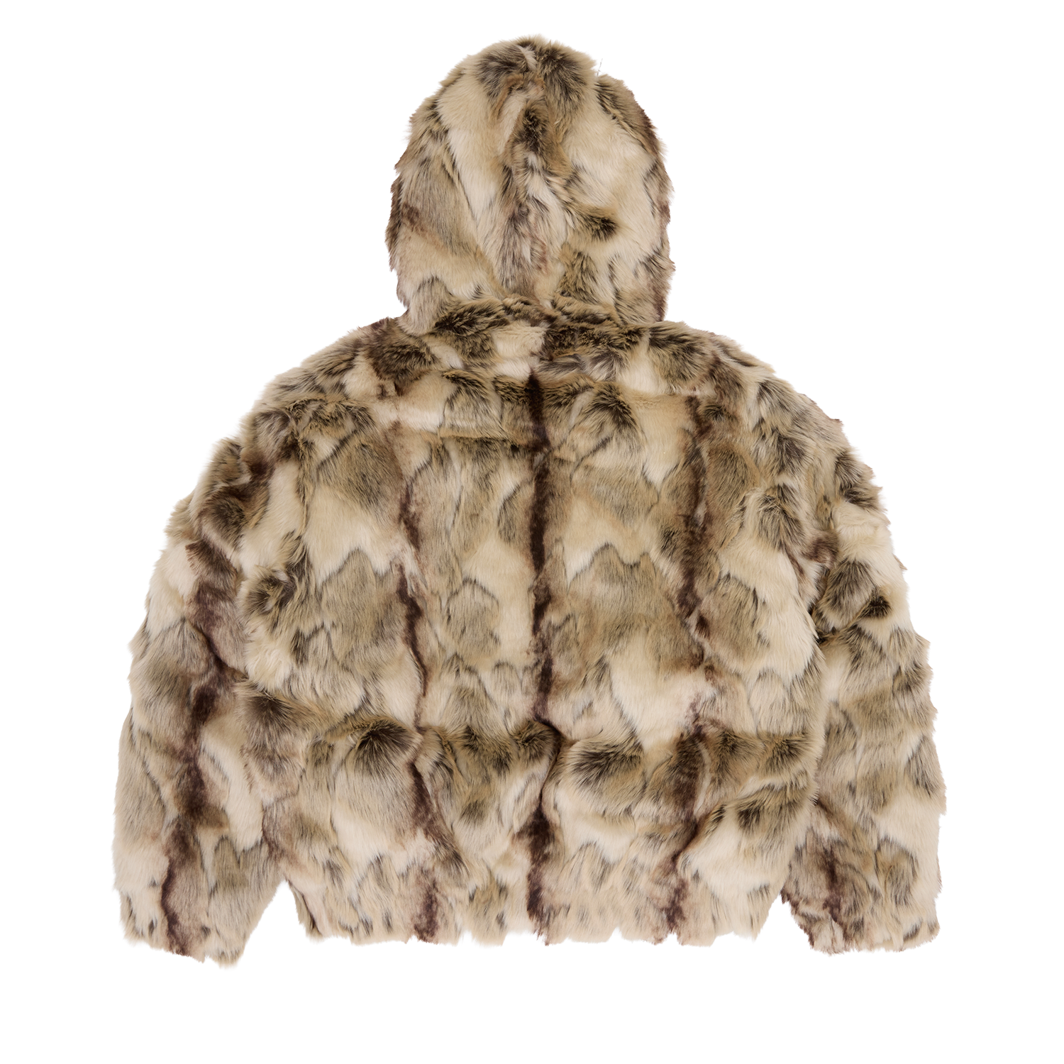 Corteiz PELT HOODED FUR JACKET [FAWN] CRTZRTW