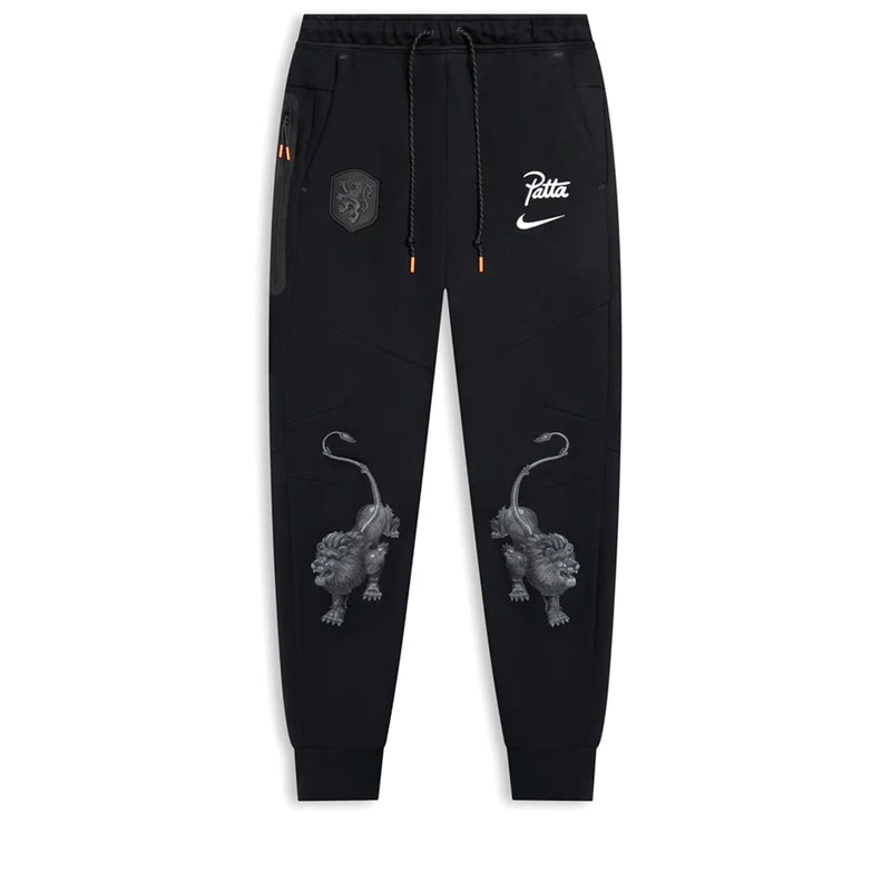 Patta x Netherlands x Nike Tech Fleece Joggers - Black/White
