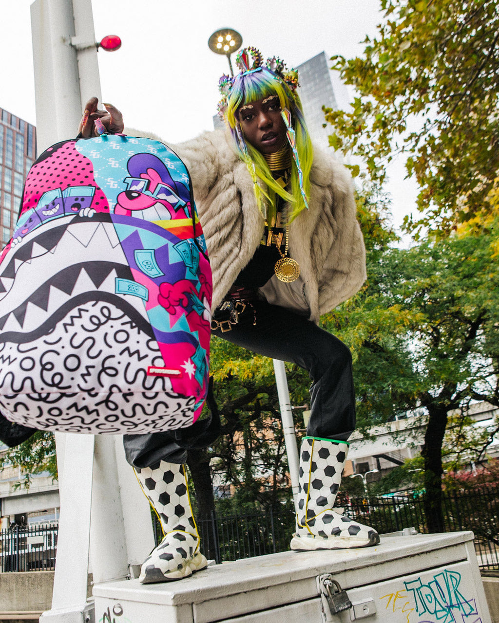 SPRAYGROUND CASH CREATIVE BACKPACK