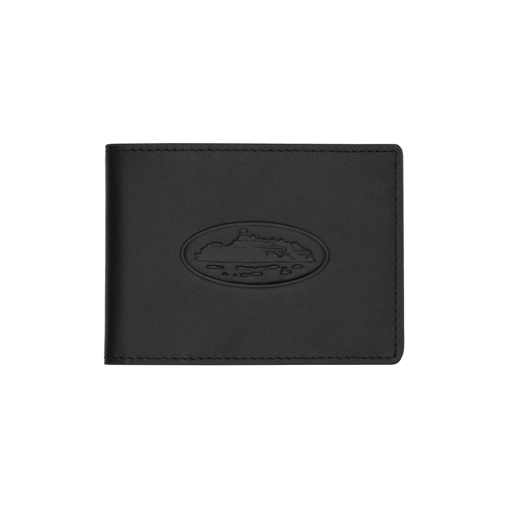 Corteiz ISLAND LEATHER CARD HOLDER [BLACK] CRTZRTW