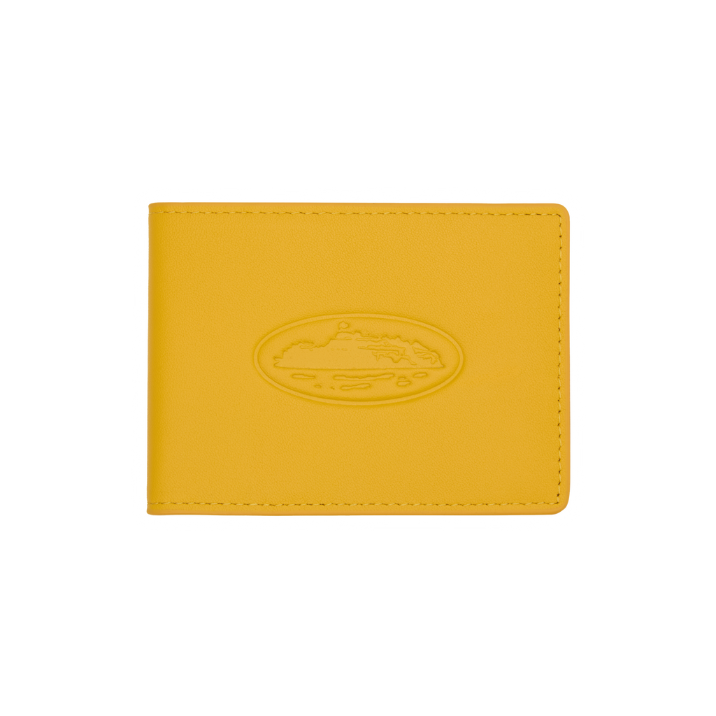 Corteiz ISLAND LEATHER CARD HOLDER [YELLOW] CRTZRTW