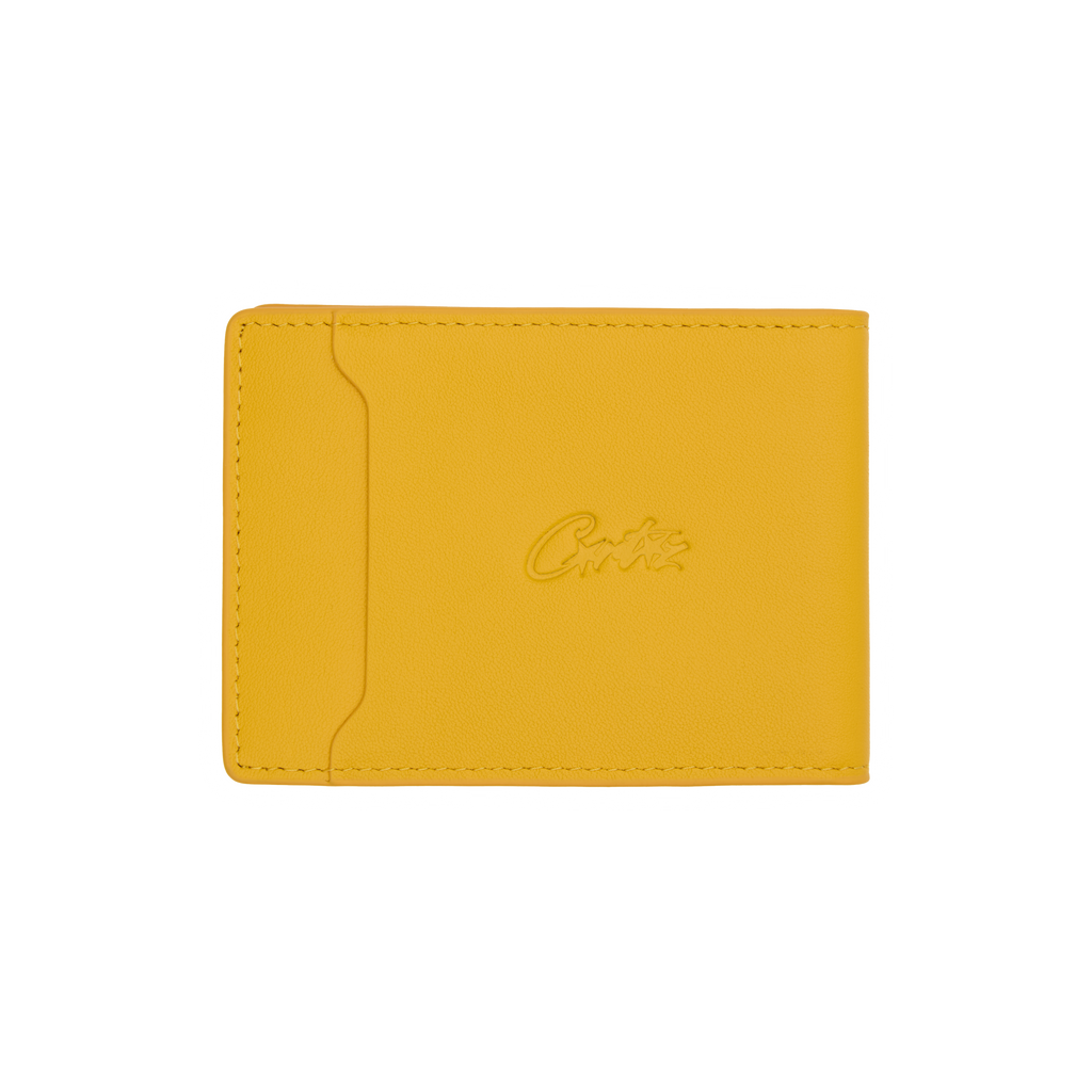 Corteiz ISLAND LEATHER CARD HOLDER [YELLOW] CRTZRTW