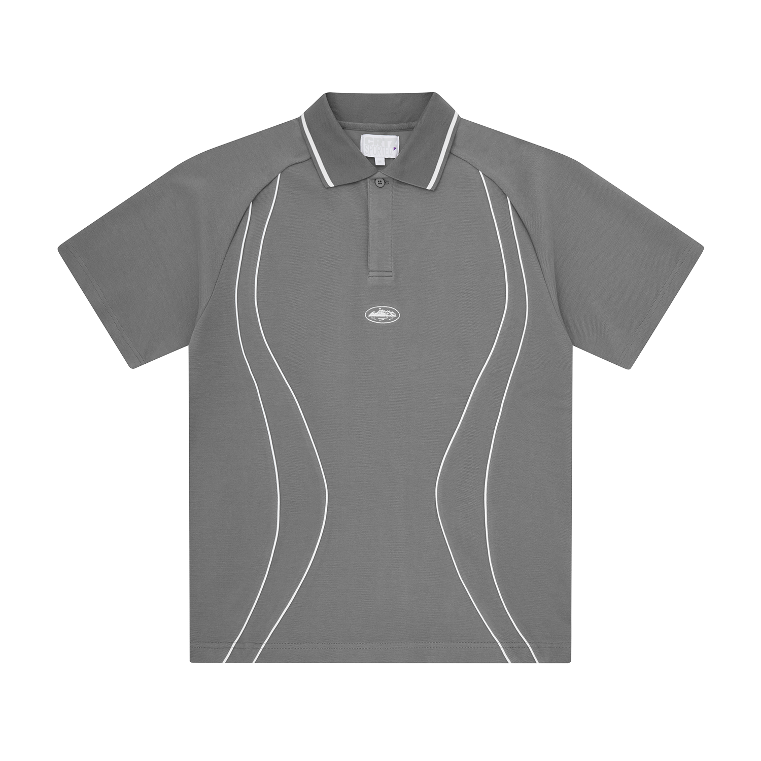 Corteiz ISLAND PIQUE POLO SHIRT [GREY] CRTZRTW
