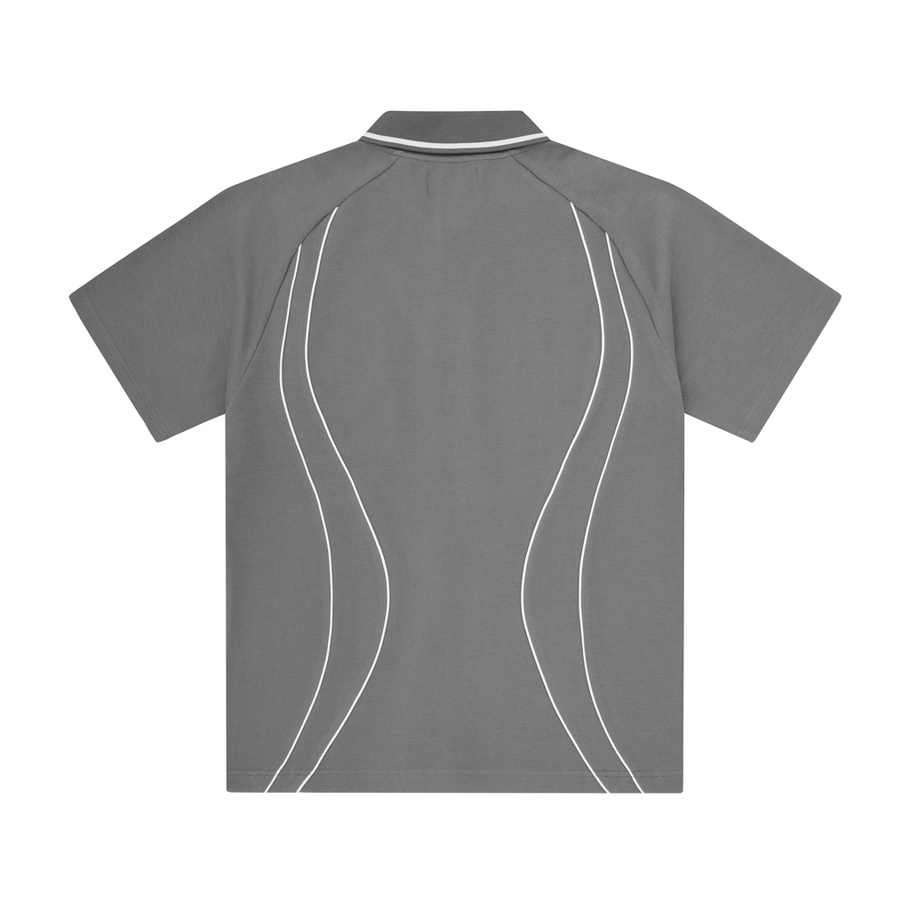 Corteiz ISLAND PIQUE POLO SHIRT [GREY] CRTZRTW