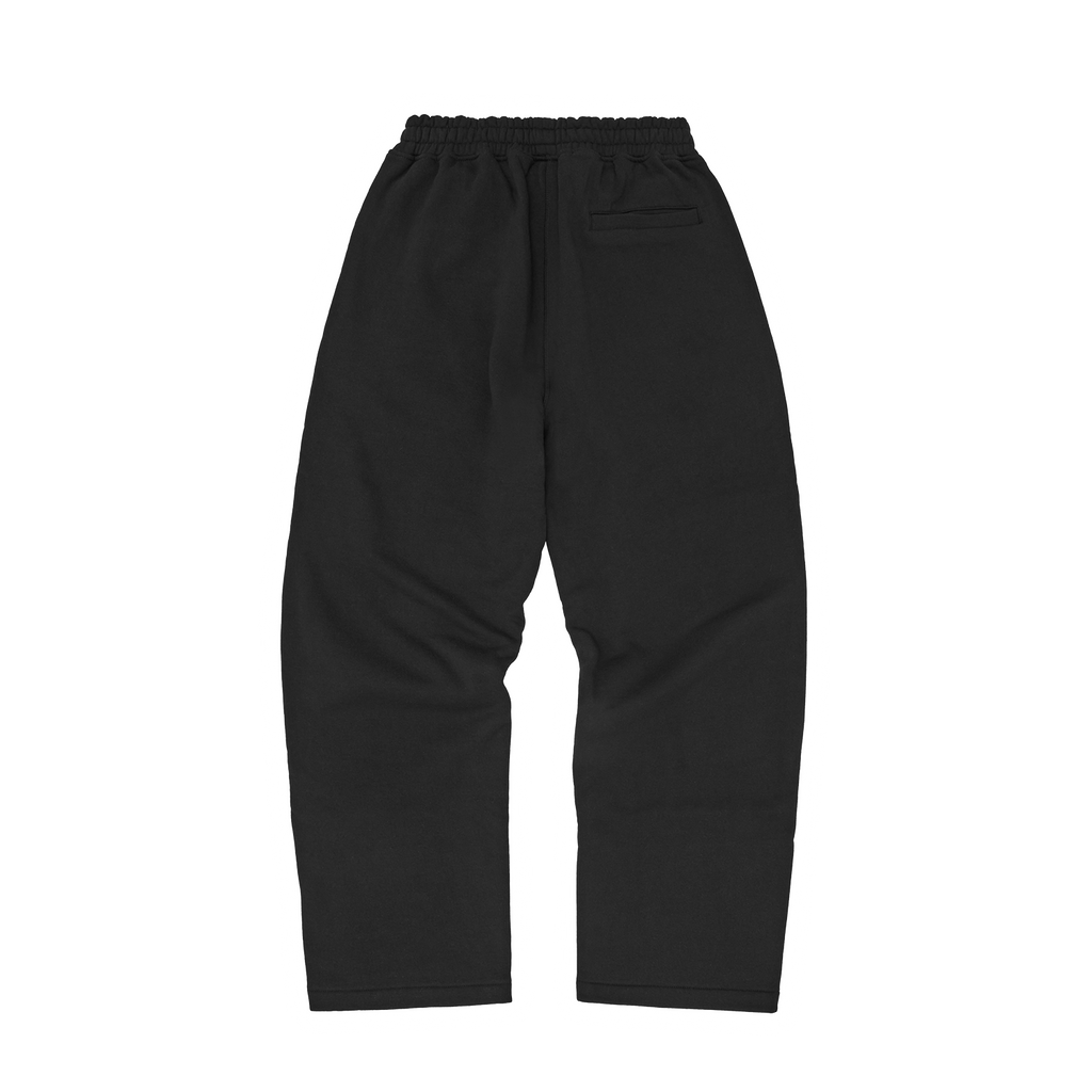 Corteiz ISLAND PUFF PRINT OPEN HEM SWEATPANT [BLACK] CRTZRTW
