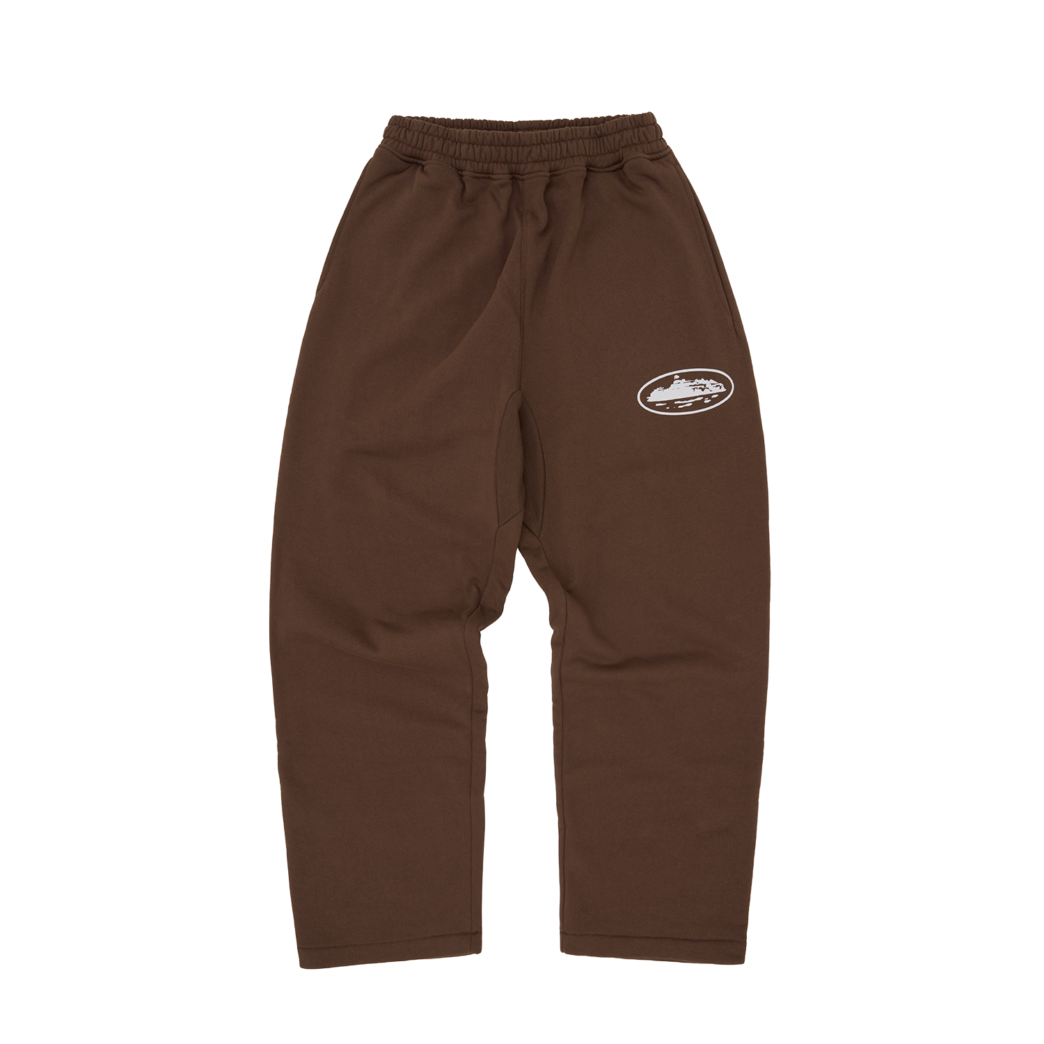 Corteiz ISLAND PUFF PRINT OPEN HEM SWEATPANT [BROWN] CRTZRTW