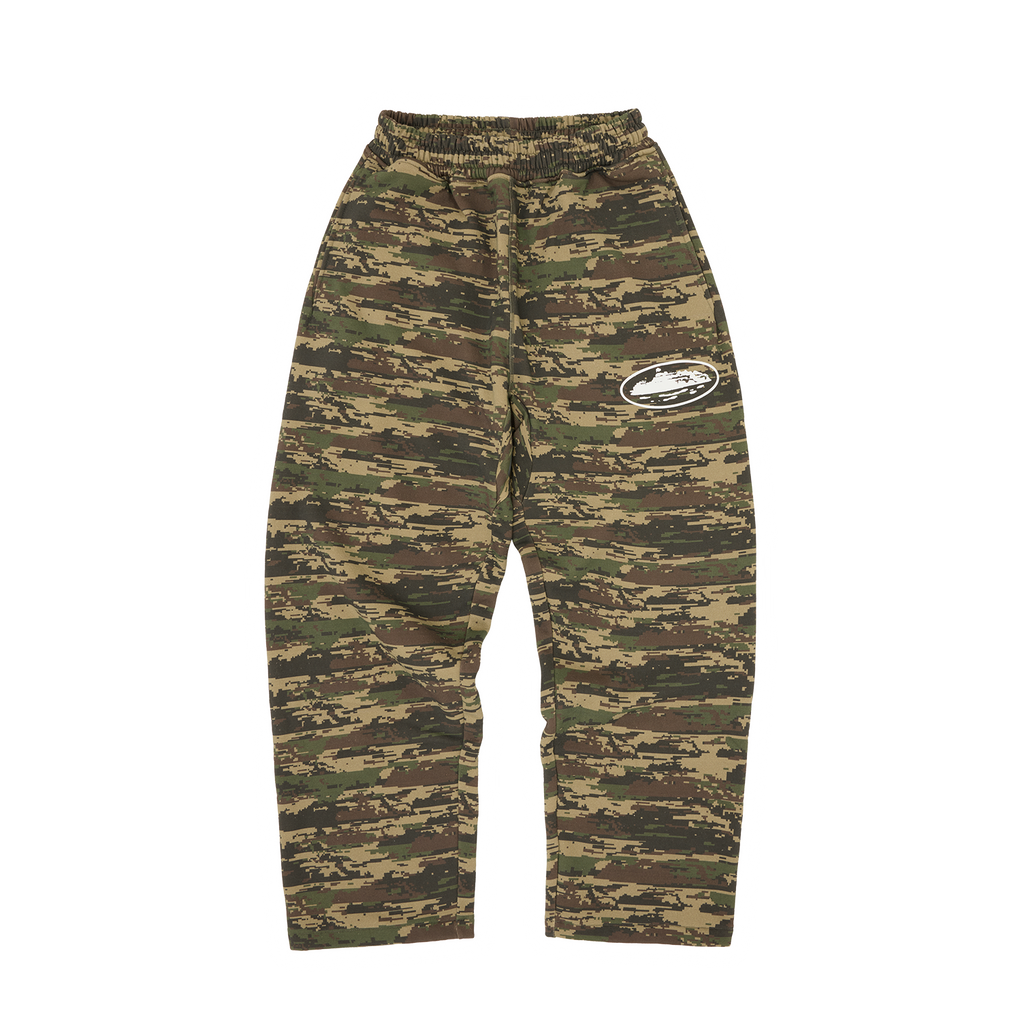 Corteiz ISLAND PUFF PRINT OPEN HEM SWEATPANT [DIGI CAMO] CRTZRTW