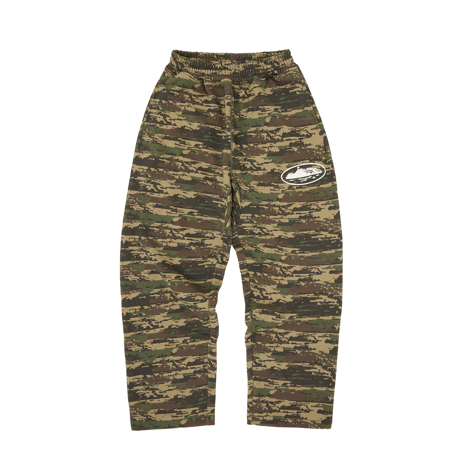 Corteiz ISLAND PUFF PRINT OPEN HEM SWEATPANT [DIGI CAMO] CRTZRTW